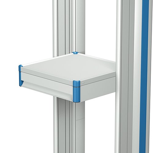 Drawer block for the compact-cart medical cart from iTD