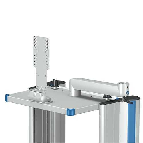 Monitor mount for the compact-cart medical cart from iTD