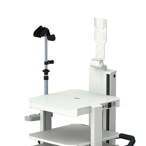 Endoscope holder for the symbio-cart medical cart from iTD