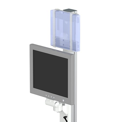 Rechnerhalterung fuer das medizinische Traegersystem modul-port von iTD