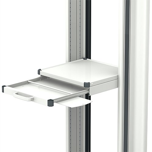 Keyboard drawer for the classic-cart medical cart from iTD