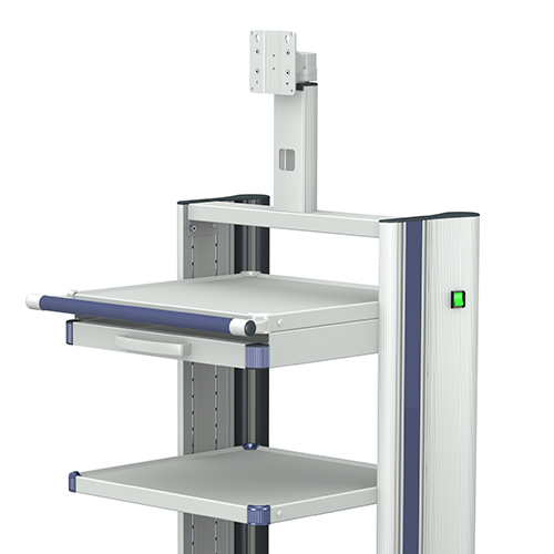 Central on/off switch on the column of iTD