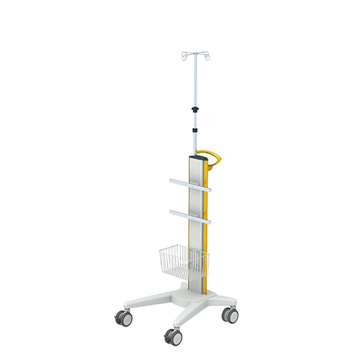 Medical cart vexio-cart with drawer and IV pole from iTD