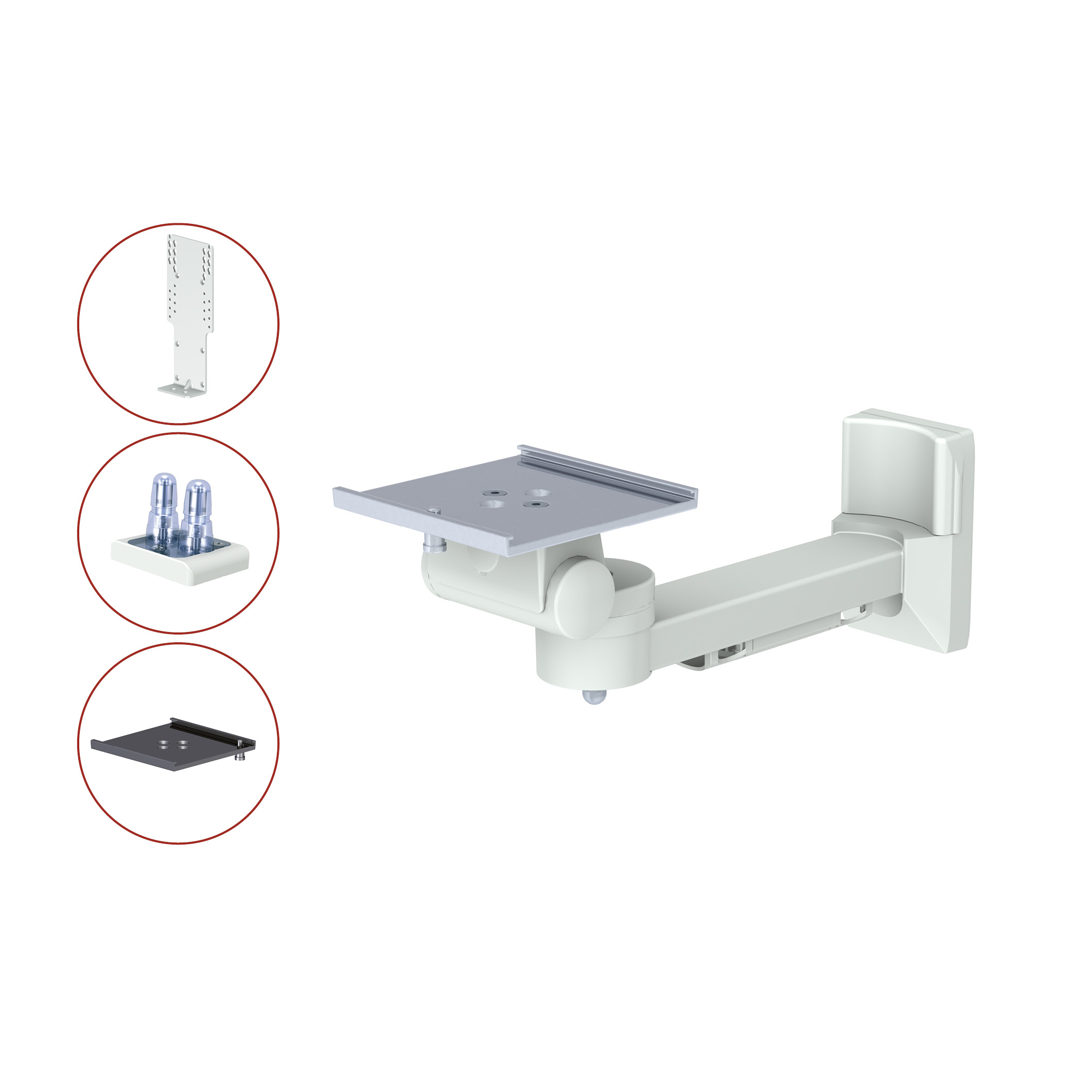 Different adaptation solutions for medical mounting arm mf-port from iTD