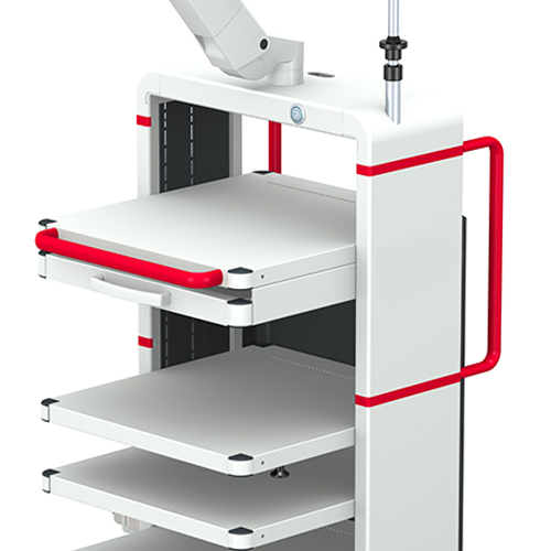 Customized handle of a medical cart from iTD