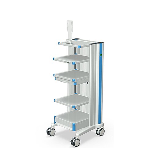 来自 iTD 带显示器支架的医疗推车compact-cart