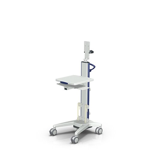 来自 iTD 带层板和显示器支架的医疗推车vexio-cart