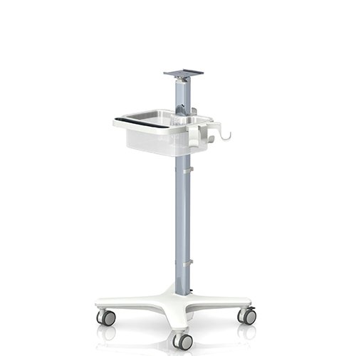 Medizinischer Rollstand elo-cart mit einem Korb von iTD