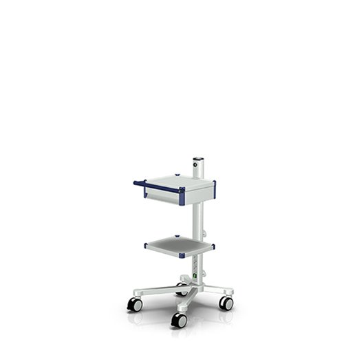 Medical cart with block of shelves and shelf from iTD