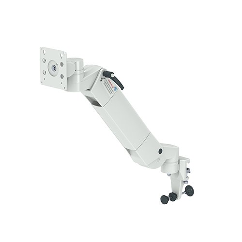 Medical mounting arm flexion-port on standard runner from iTD