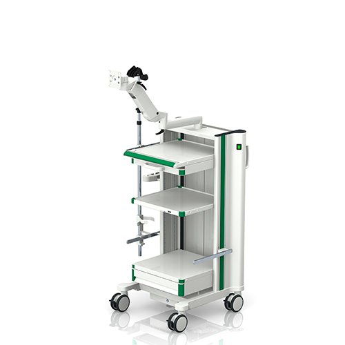 Medical cart classic-cart with endoscope holder and monitor mount from iTD