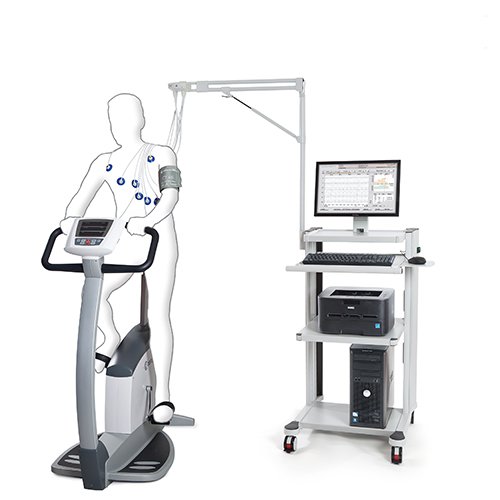 Medical cart classic-cart for stress test ECG from iTD