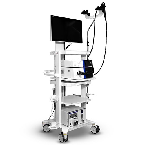 Medical cart symbio-cart for flexible endoscopy from iTD