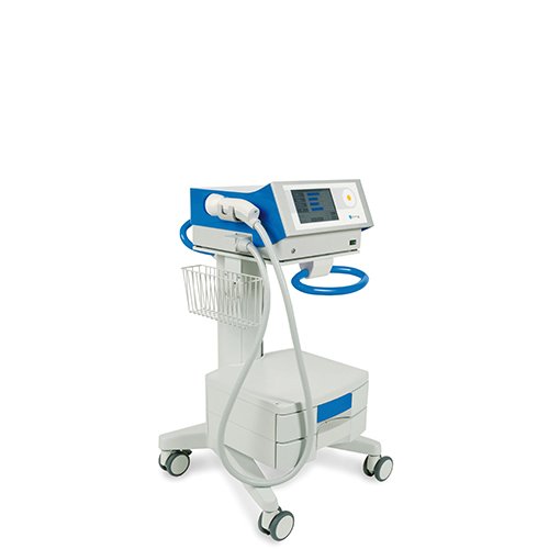 Medizinischer Geraetewagen pro-cart fuer die Stosswellentherapie von iTD