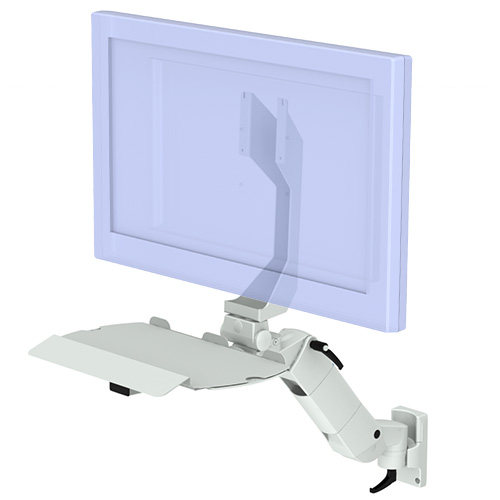 Tragarm fuer PDMS mit kundenspezifischer Monitorhalterung von iTD