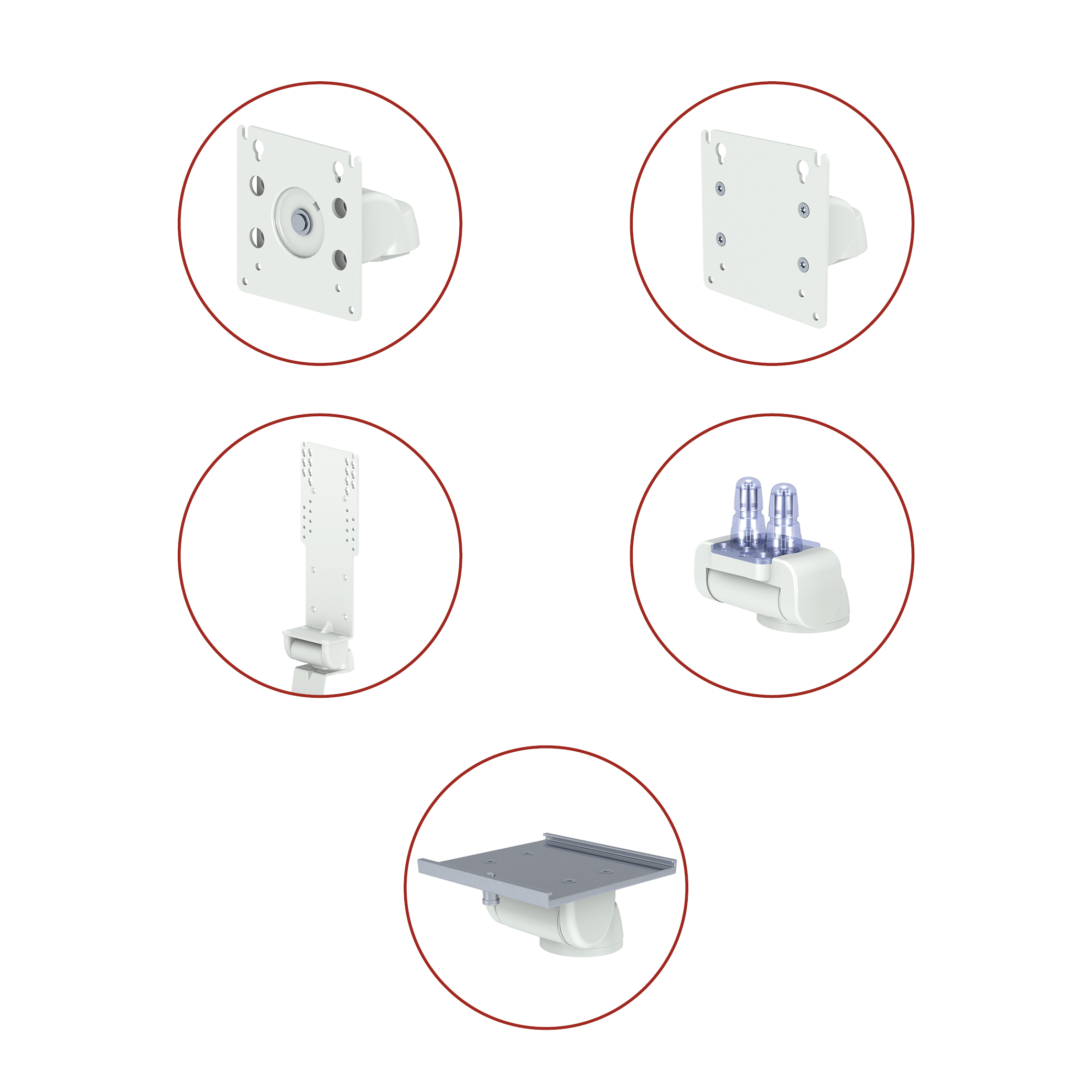 Tragarm fuer PDMS mit VESA Adaption mit Rotation von iTD